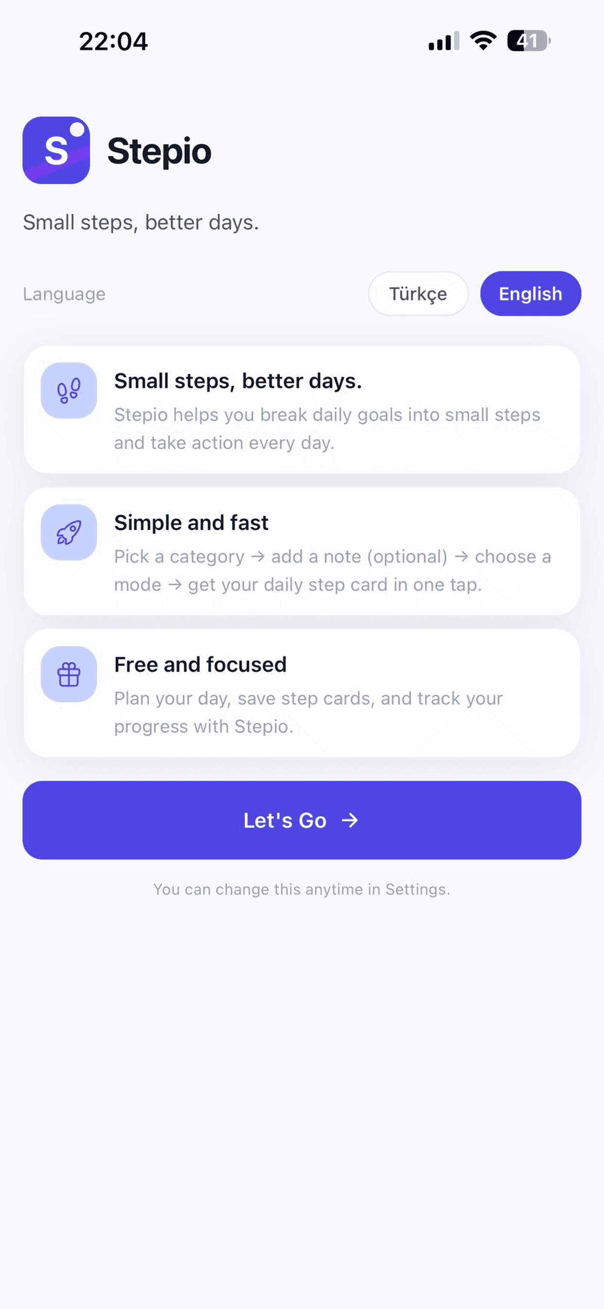Stepio visual experience 1